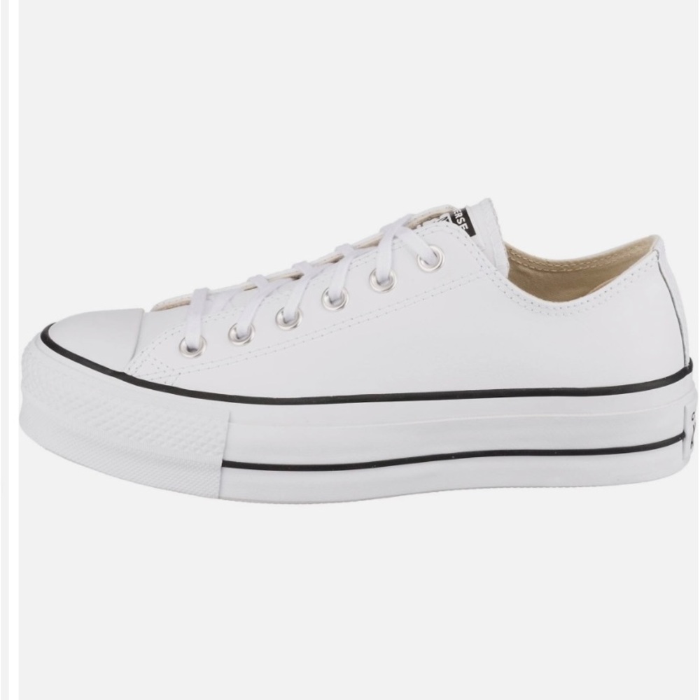 NWT Converse Women’s All Star Leather Platform Sneakers - Picture 4 of 11